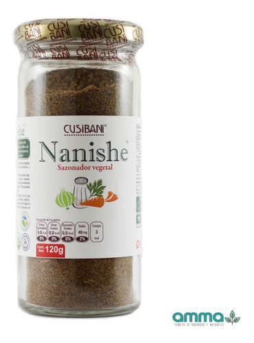 Nanishe Sazonador Vegetal 120g Cusibani Orgánico Consomé