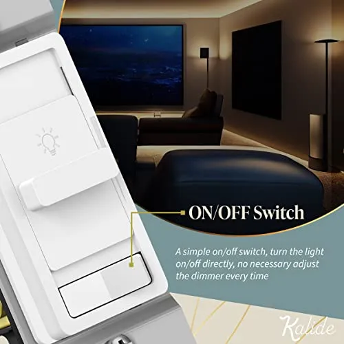 Interruptor Regulable De Intensidad De Luz Topgreener Paddle