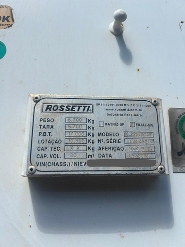 Carreta Bi Caçamba Rossetti 25m3+25m3 C/ Pneus