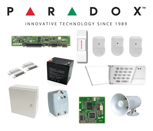 Kit De Alarma Para Hogar Cableada Paradox