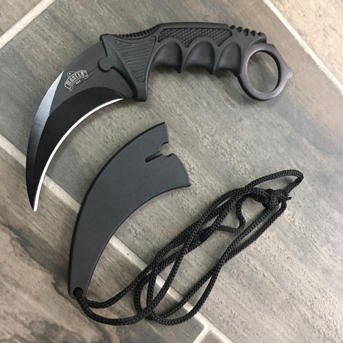 Navaja Claw Karambit Tactica Cuchillo Con Funda Master 1142