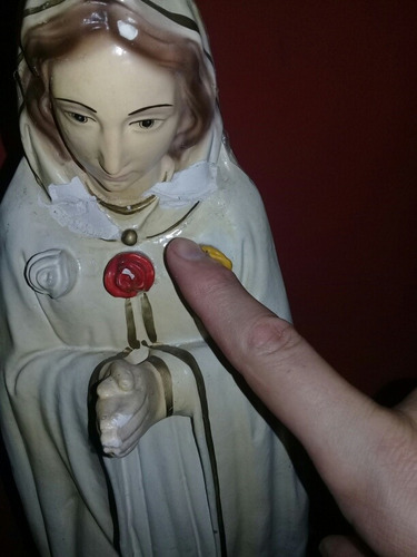  Estatua A Reparar Maria Rosa Mistica Capilla 1984 No Envio