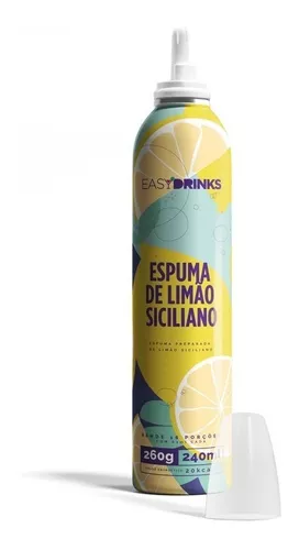 Espuma Sabor Limão Siciliano - Saboreasy - Saboreasy