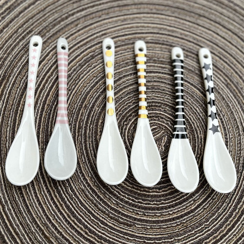 Cucharas De Cerámica X 2 - Brondolas - Varios Colores