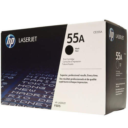 Toner Hp Ce255a 55a Negro Original Laserjet P3015/m521  Wis