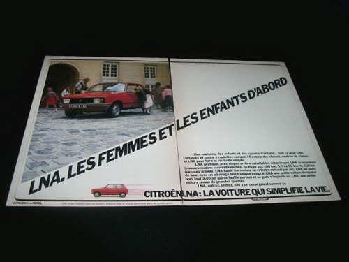 (pa286) Publicidad Clipping Citroen Lna * 1979