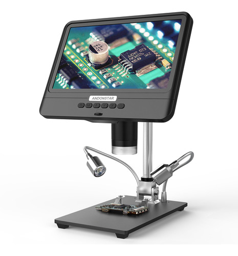 Microscopio Digital Andonstar Ad208s 5x-1200x+2 Luces De Lle