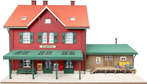 Estación De Campo Europeo Ho 1/87 Ferromodelismo Para Armar