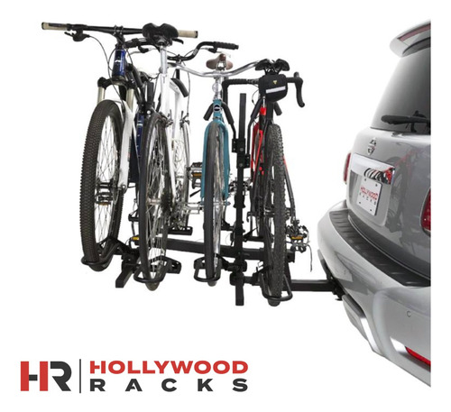 Rack Tirón Portabicicletas Hollywood 4 Bicicletas Original