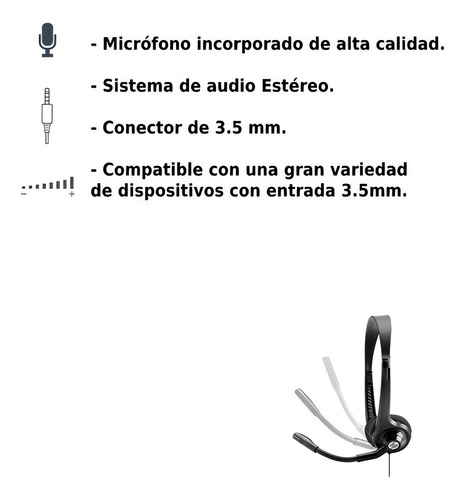 Diadema Hp 150 Negro Locknow