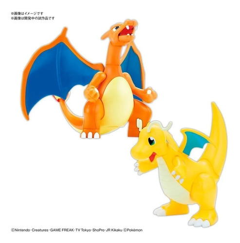 Pokemon Bandai Model Kit Charizard & Dragonite Lfdj