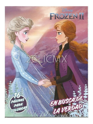 Libros Colorear Frozen Recuerdos Fiesta Infantil 16 Pag