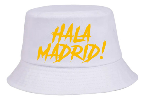 Gorro Pesquero Hala Real Madrid White Sombrero Bucket Hat