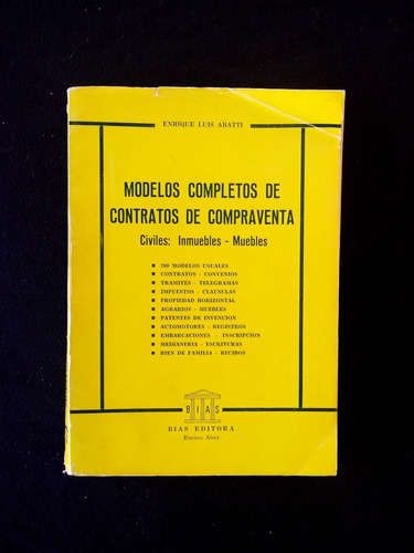 Modelos Completos De Contratos De Compra Venta. Enrique Luis