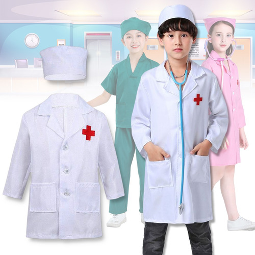 Disfraz De Doctor Niños Médico Doctora Disfraces Niñas