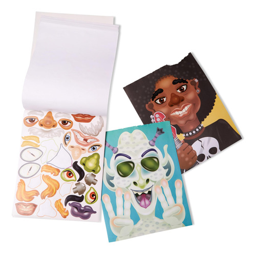 Bloc Autoadhesivo Makeaface De Melissa Doug Crazy Characters