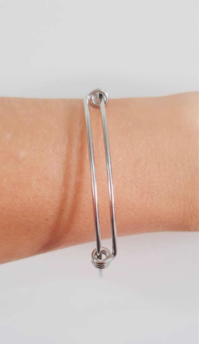 Bracelete Pulseira Aço Inoxidavel Tam 19.5cm Aro Regulavel