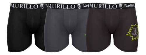 Ropa Interior Hombre Bóxer Con Concha 3 Pzs