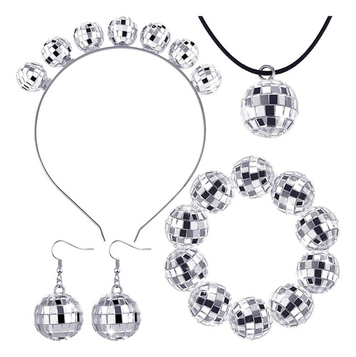 Accesorios De Bola De Discoteca, Disfraz De Discoteca De Los