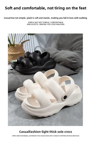 Sandalias De Playa Con Plataforma De Verano Para Mujer