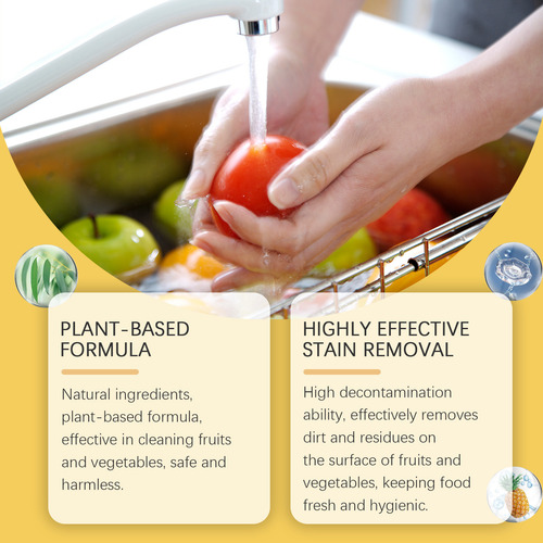 Limpiador Multiusos Para Frutas Y Verduras, 100 M