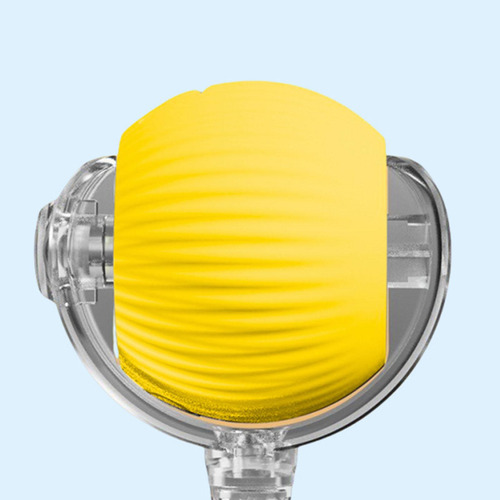 6 Pelota De Juguete Interactiva Para Gatos, Juguete Amarillo