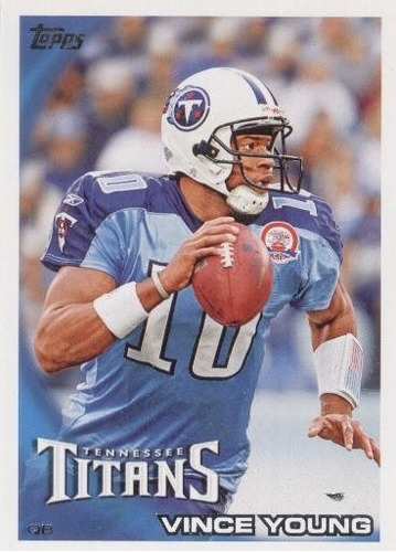 2010 Topps Vince Young Tennessee Titans Qb