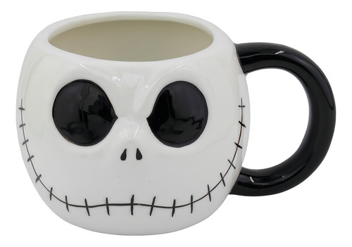 Taza Cerámica 3d Extraño Mundo De Jack Skellington 591ml