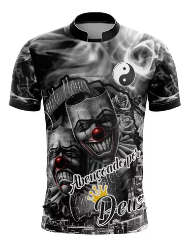 KIT 2 Camisa De Quebrada Mandrake Masculina Metralha Joker Grau