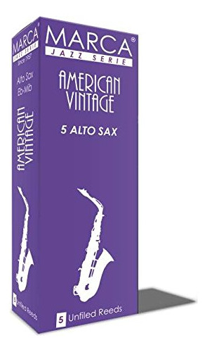 Cañas American Vintage 4.5 Para Saxofón Alto (paquete De 5)