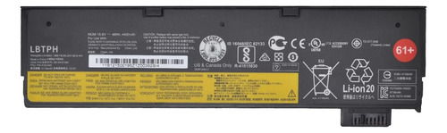 Bateria Para Lenovo Thinkpad T470, T570, T480, T580, P51s