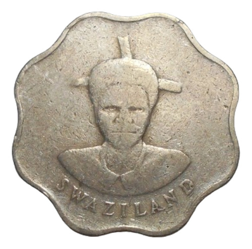 Reino De Swazilandia 10 Cents 1986 Rey Mswati Ill - Km#41