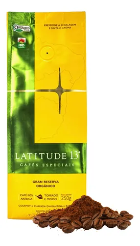 Café Torrado e Moído Latitude 13 Orgânico 250g