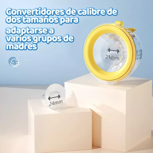 Extractor De Leche Eléctrico Doble Manos Libres 21 ~24mm