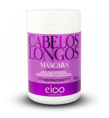 Eico Cabelos Longos Máscara Hidratação 1kg + Brinde