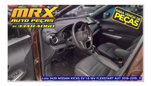 Sucata Nissan Kicks Sv 1.6 16v Flexstart Aut 2019 Pecas