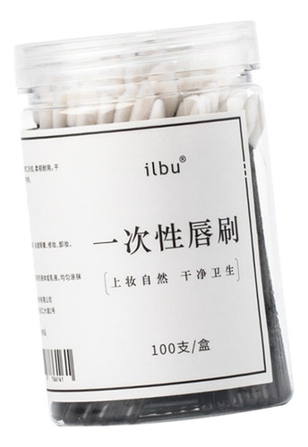 100pcs Cepillos De Labios Desechables Lápiz Labial Brillo