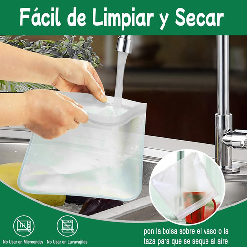 Bolsas De Almacenamiento Herméticas Reutilizables Bolsas