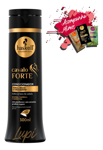 Haskell Cavalo Forte Condicionador 300ml Crescimento Brilho