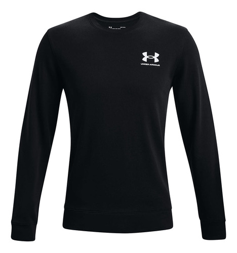 Polera Sport Rizo Ua Rival Hombre Negro Under Armour