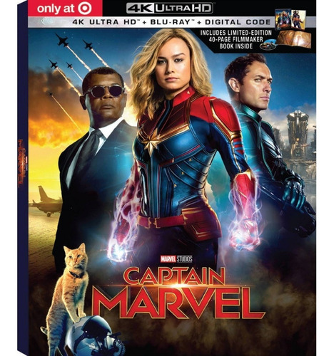 Blu Ray 4k Ultra Hd Captain Marvel  Digibook 