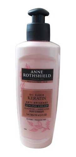 Anne Rothshield Crema Para Peinar Keratina Botella 150 Ml