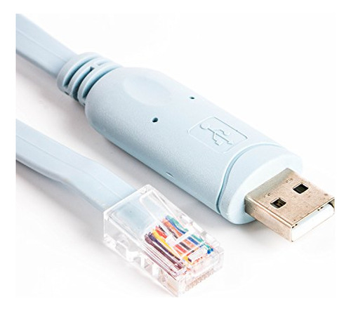 Cable De Consola Usb Rs232 Para Enrutador Cisco Rollover Cab