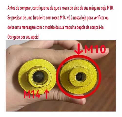 A Molinillo De Diamante Cónico Con 2 Brocas Para Azulejos