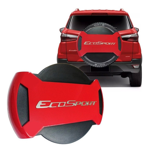 Cubre Auxiliar Parcial Ford Ecosport Rodado 15 Y 16 Rojo