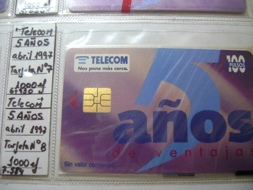 Telecom Tecnica 5 Años Numero 8 Nva Con Blister De Testeo