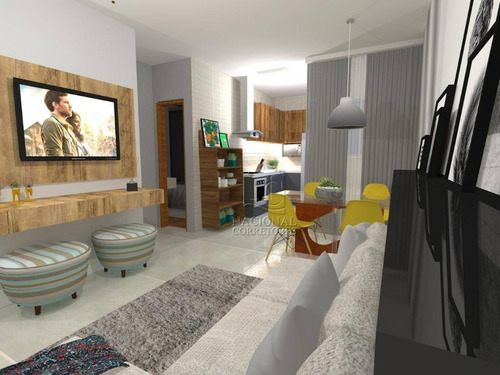 Apartamento Com 2 Dormitórios À Venda, 56 M² Por R$ 350.000,00 - Vila Bastos - Santo André/sp - Ap8567