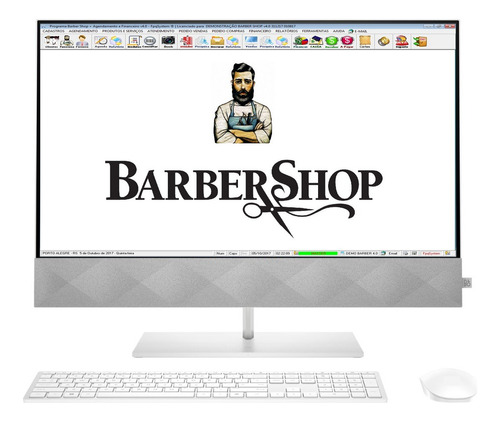 Software Para Barbearia E Cabeleireiro Barbershop Com Vendas Estoque Agendamento E Financeiro Completo V4.0 - Fpqsystem