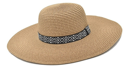 Adorn, Sombrero De Moda Mujer Estilo Pamela Cinta Decorativa