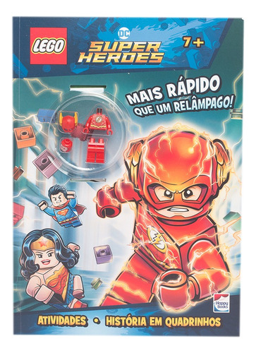 Lego® DC Super Heroes: Mais rápido que um relâmpago!, de Lego. Happy Books Editora Ltda., capa mole em português, 2018